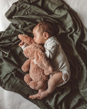 Load image into Gallery viewer, Snuggle Hunny Kids | Dusty Olive I Organic Muslin Wrap
