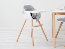 Load image into Gallery viewer, Scandinavian neutral highchair
